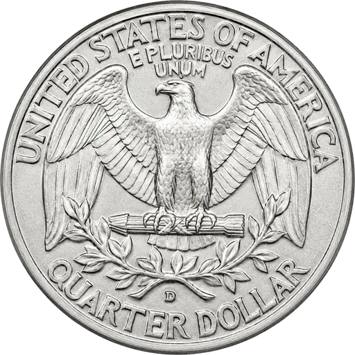 US Quarter Tails